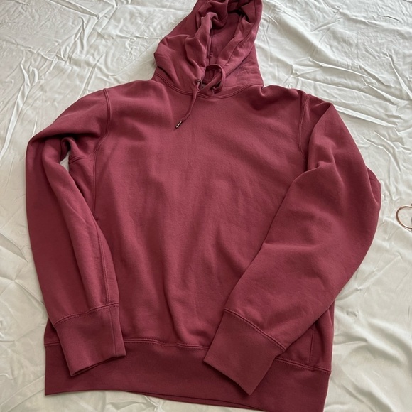Tops - Uniqlo basic cotton Hoodie with side pockets, Size Small